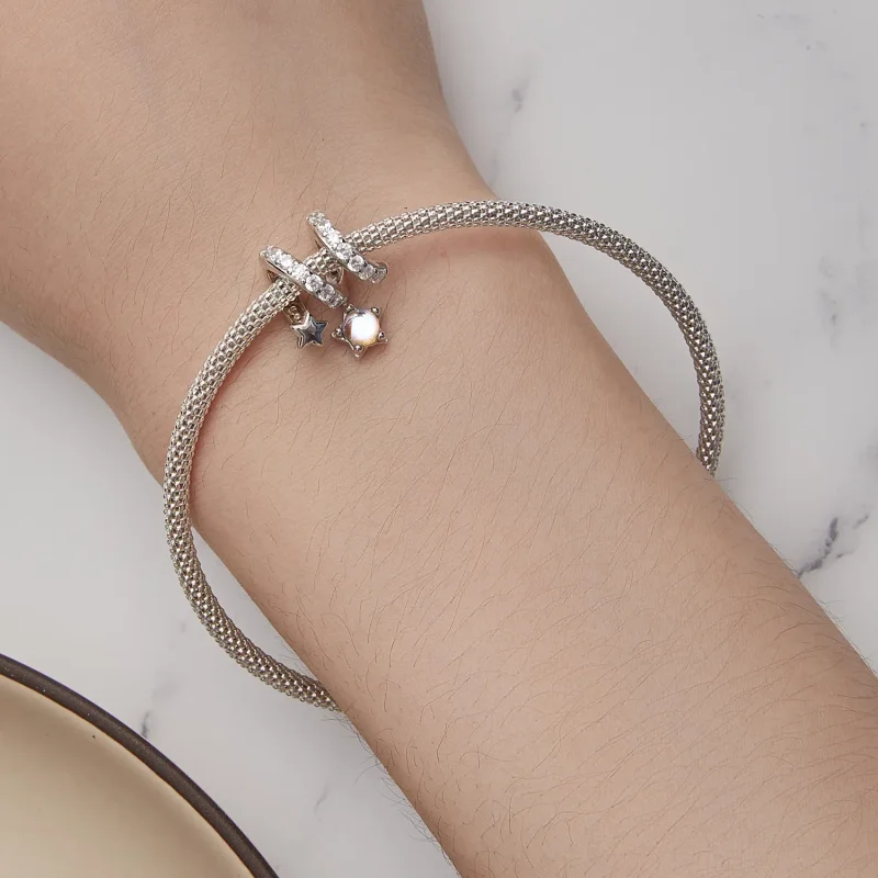 (bilde for) Pandora Style Meteor Shower Charm - BSC861 - Vis 5