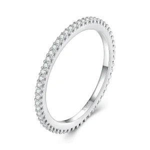 (bilde for) Pandora Style Moissanite Ring - MSR027