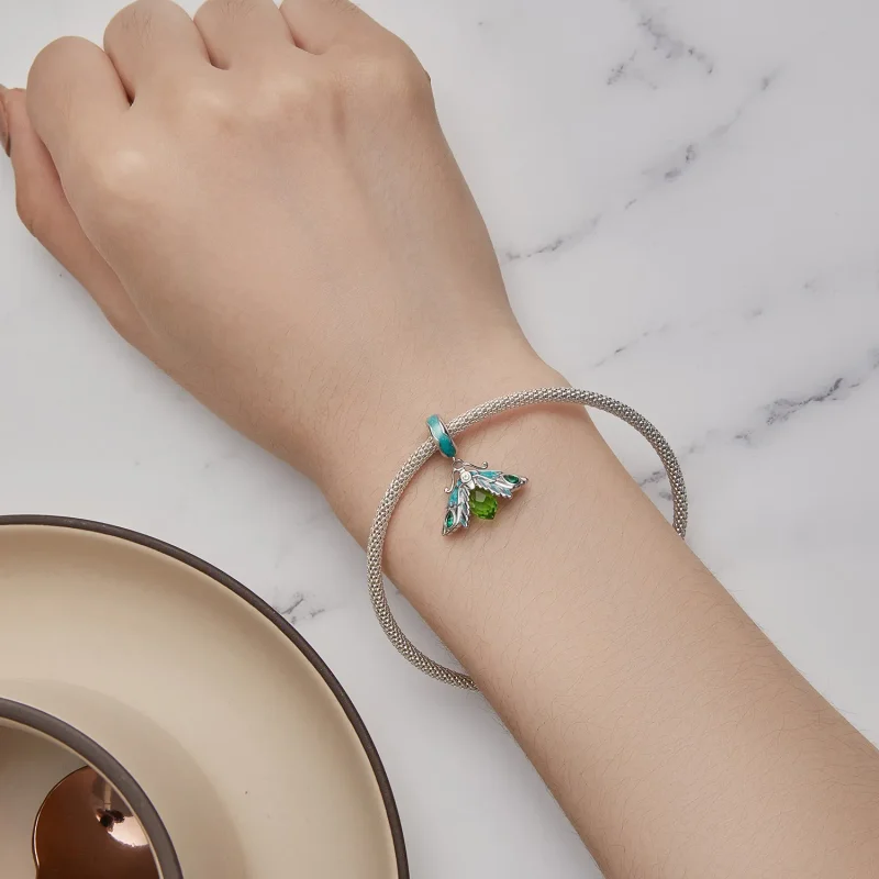 (bilde for) Pandora Style Moth Anheng Charm - BSC866 - Vis 5