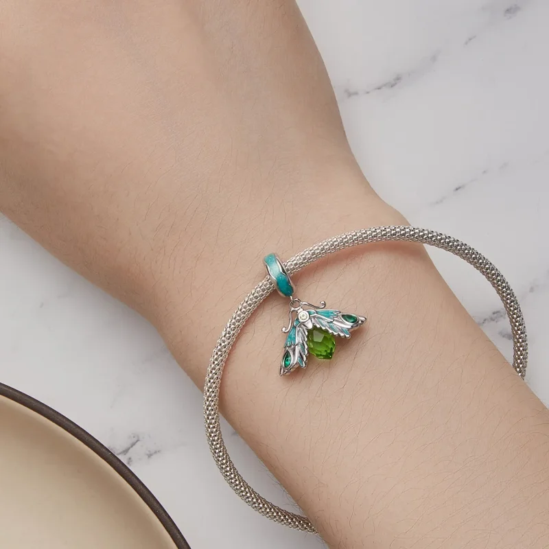 (bilde for) Pandora Style Moth Anheng Charm - BSC866 - Vis 6