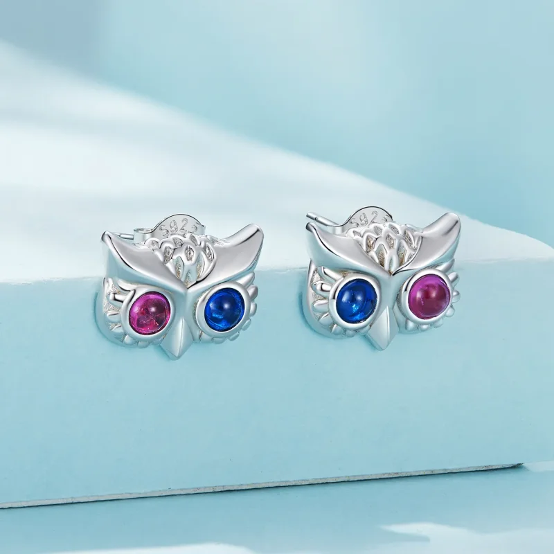 (bilde for) Pandora Style Owl øredobber - SCE1602 - Vis 2