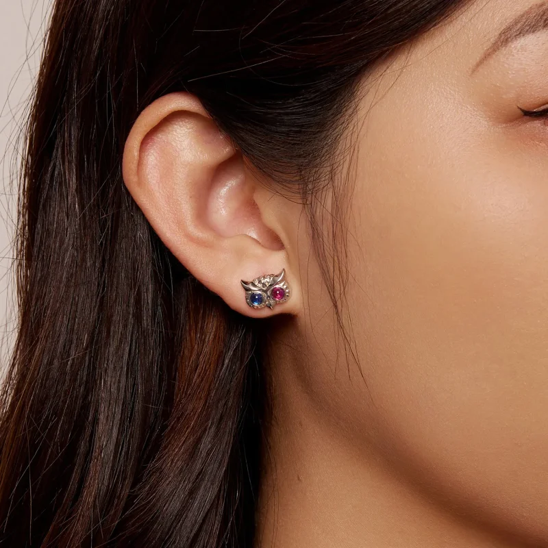 (bilde for) Pandora Style Owl øredobber - SCE1602 - Vis 5