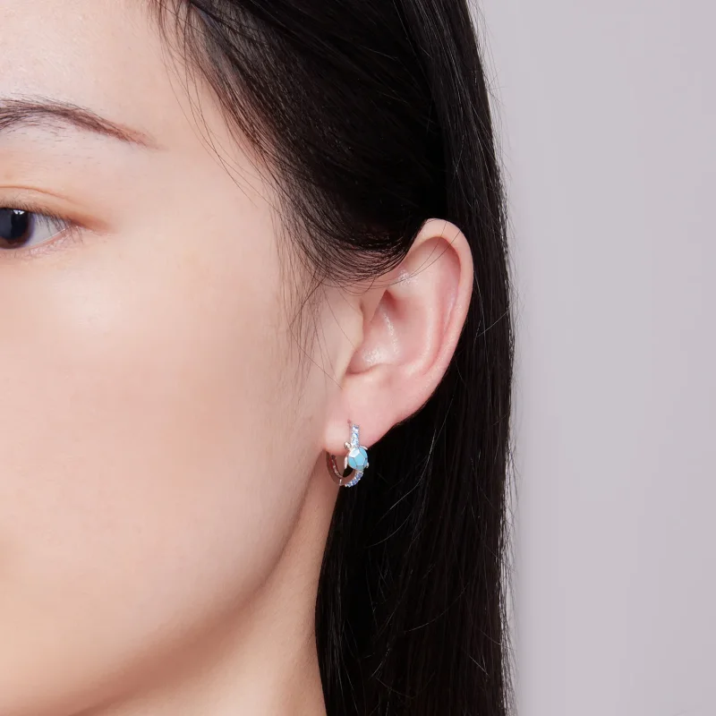 (bilde for) Pandora Style Sea Turtle Hoops øredobber - SCE1596 - Vis 6