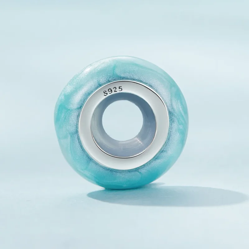 (bilde for) Pandora Style Silica Gel Spacer Charm - SCC1450-BGP - Vis 3