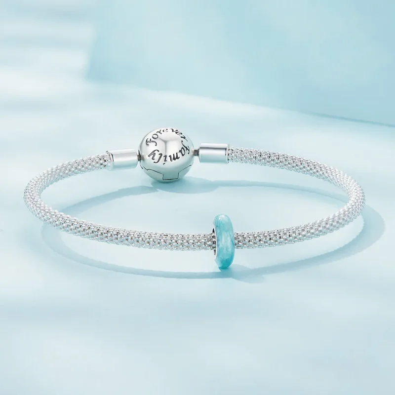 (bilde for) Pandora Style Silica Gel Spacer Charm - SCC1450-BGP - Vis 5