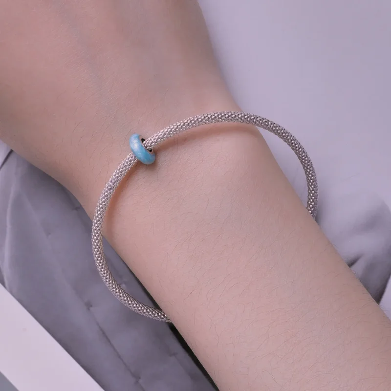 (bilde for) Pandora Style Silica Gel Spacer Charm - SCC1450-BGP - Vis 6
