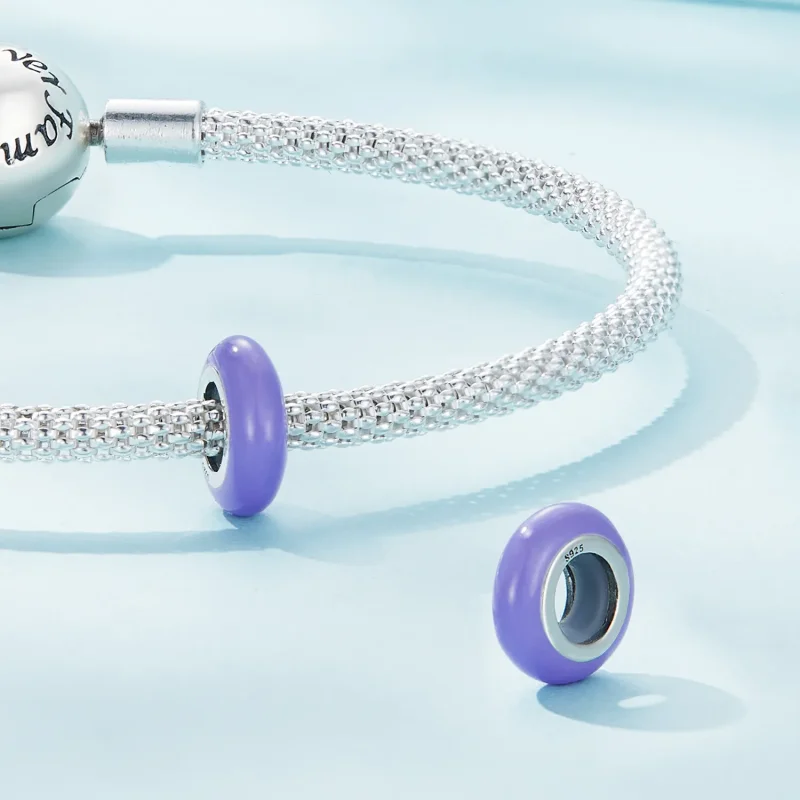 (bilde for) Pandora Style Silica Gel Spacer Charm - SCC1450-BP - Vis 4