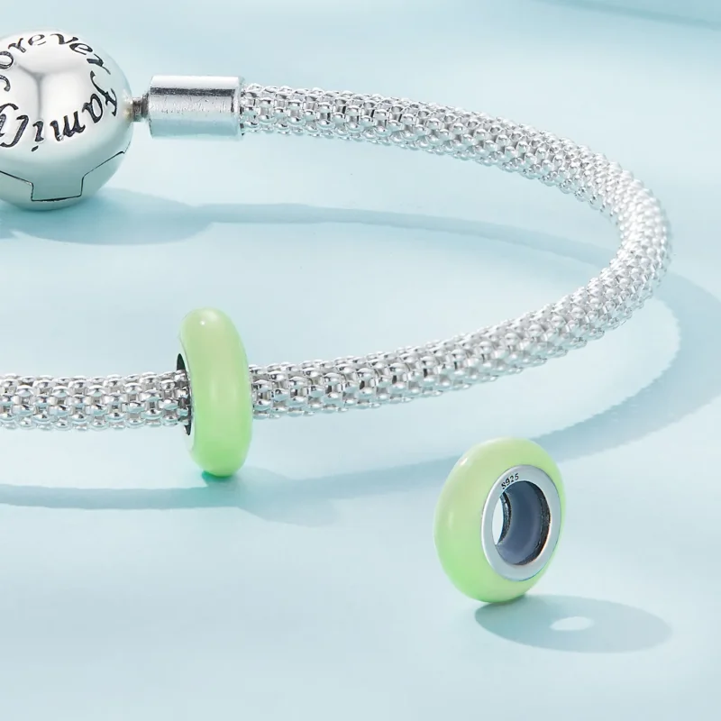 (bilde for) Pandora Style Silica Gel Spacer Charm - SCC1450-LG - Vis 4