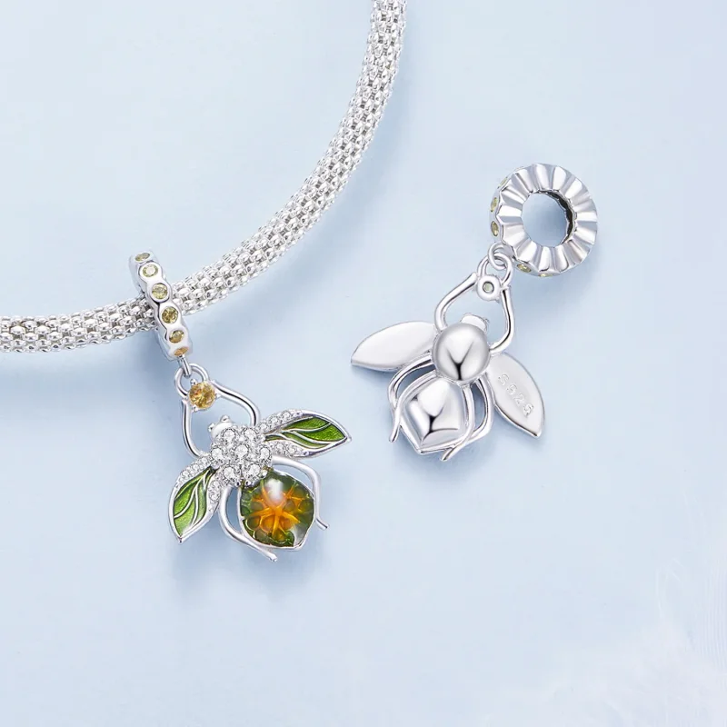 (bilde for) Pandora Style Sitron Bee Anheng Charm - BSC882 - Vis 4