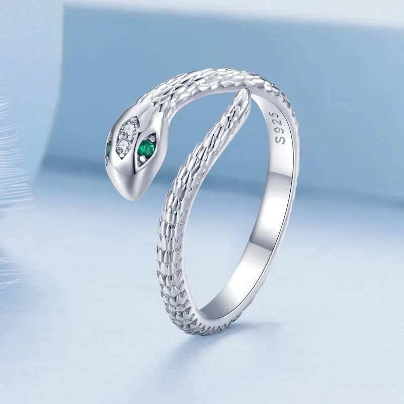 (bilde for) Pandora Style Snake Open Ring - BSR440 - Vis 2