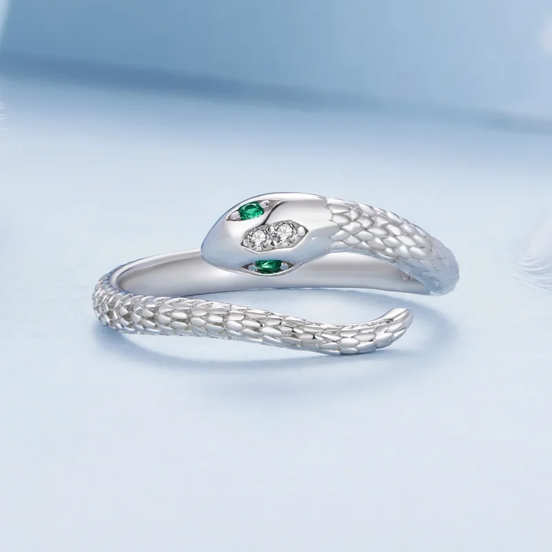 (bilde for) Pandora Style Snake Open Ring - BSR440 - Vis 3