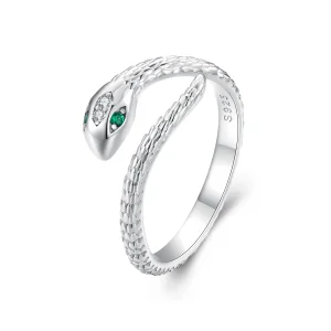 (bilde for) Pandora Style Snake Open Ring - BSR440