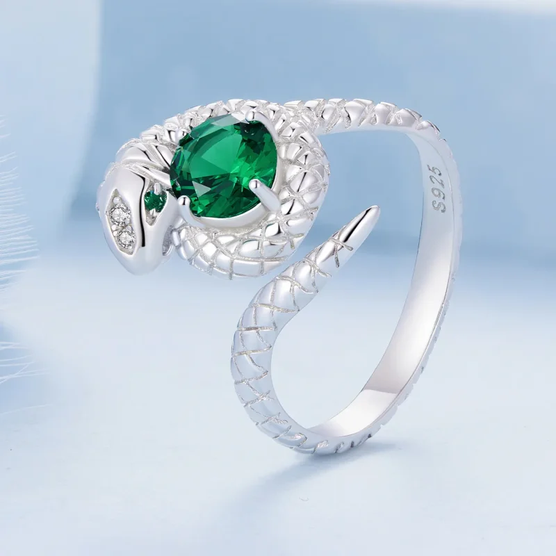 (bilde for) Pandora Style Snake Open Ring - BSR441 - Vis 2