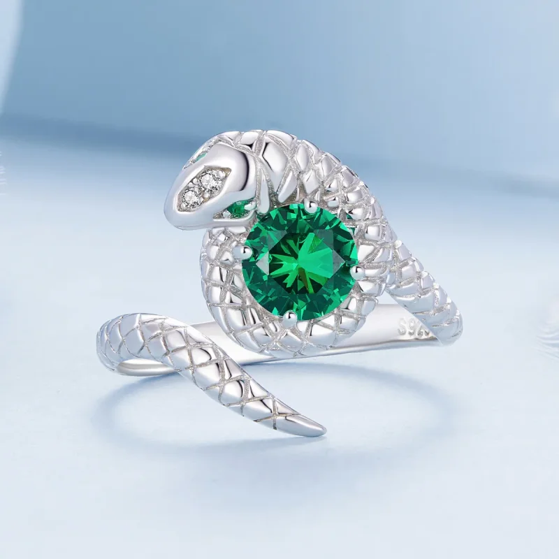 (bilde for) Pandora Style Snake Open Ring - BSR441 - Vis 3