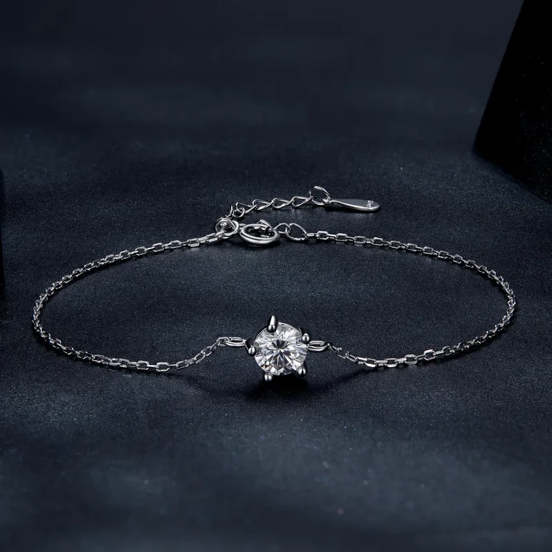 (bilde for) Pandora Style Sparkle Moissanite-armbånd - MSB001 - Vis 2