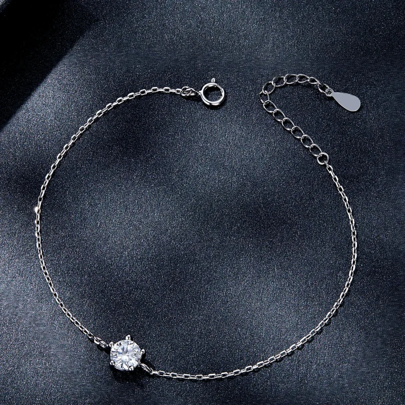 (bilde for) Pandora Style Sparkle Moissanite-armbånd - MSB001 - Vis 3