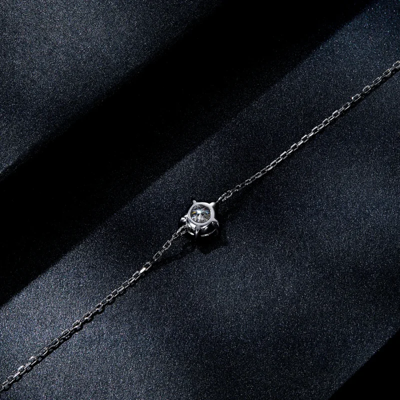 (bilde for) Pandora Style Sparkle Moissanite-armbånd - MSB001 - Vis 4