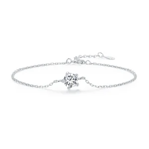 Pandora Style Sparkle Moissanite-armbånd - MSB001 (bilde for) Pandora Style Sparkle Moissanite-armbånd - MSB001
