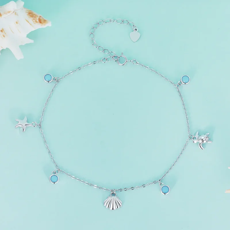 (bilde for) Pandora Style Summer Ocean fotlenke - BST006 - Vis 2