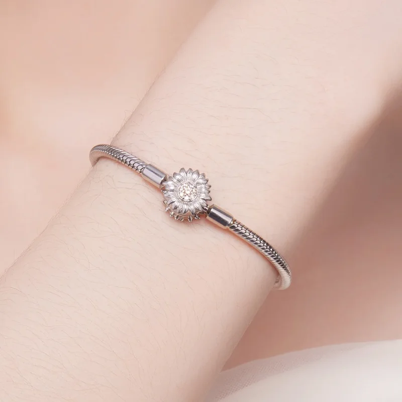 (bilde for) Pandora Style Sunflower Basics kjedearmbånd - BSB123 - Vis 7