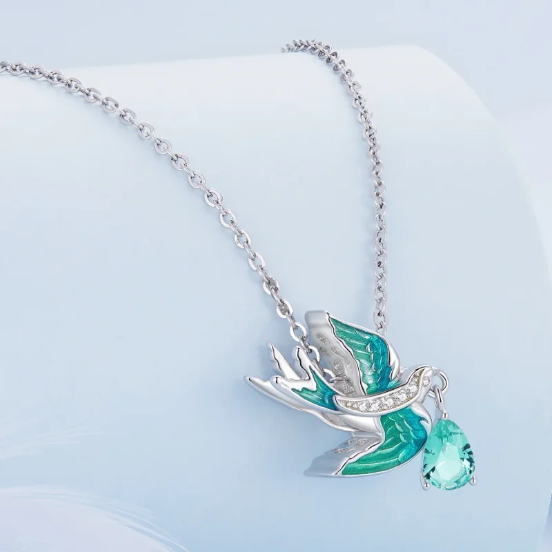 (bilde for) Pandora Style Swallow Charm - BSC865 - Vis 2