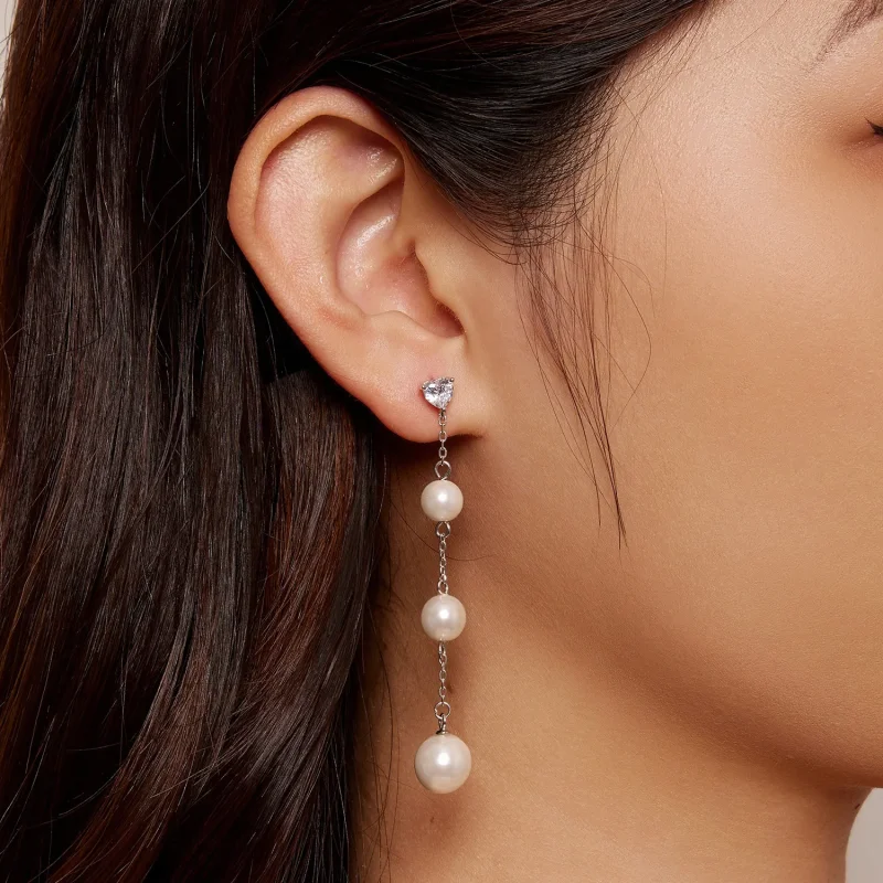 (bilde for) Pandora Style Tassel Bead Dingle øredobber - SCE1601 - Vis 6