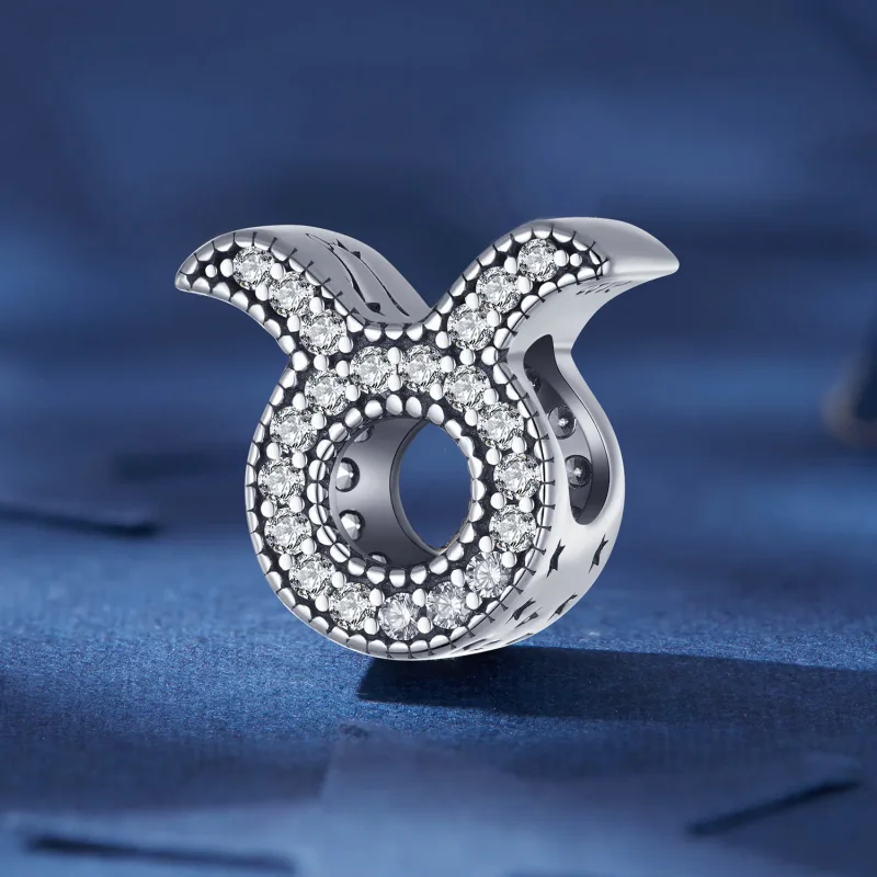 (bilde for) Pandora Style Taurus Lucky Zodiac Charm - SCC2516-2 - Vis 2