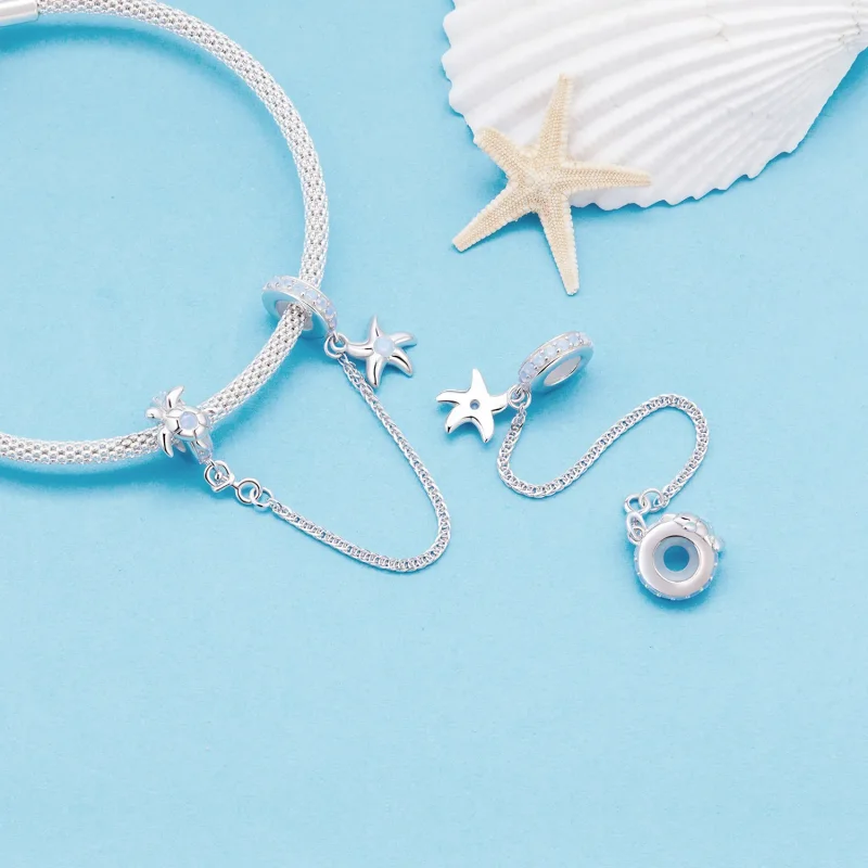 (bilde for) Pandora Style Underwater World sikkerhetskjede - BSC870 - Vis 4