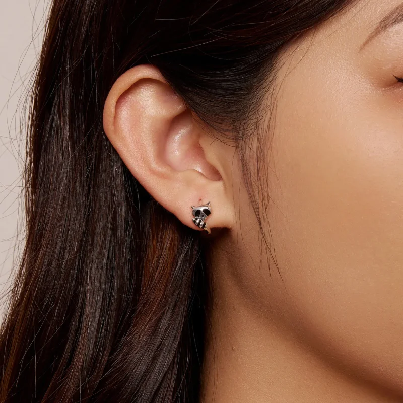 (bilde for) Pandora Style Vaskebjørn Hoops øredobber - SCE1603 - Vis 6