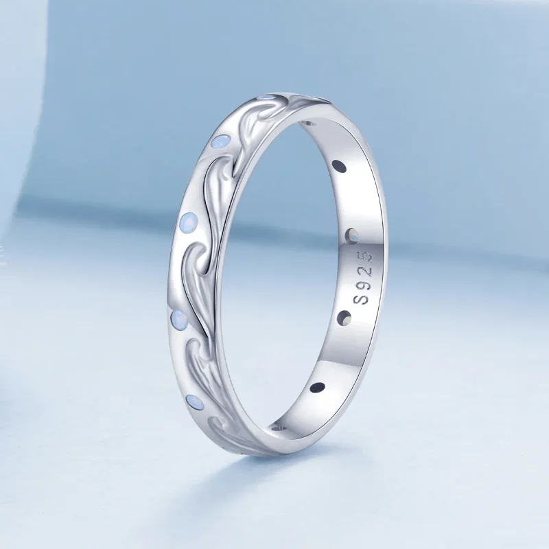 (bilde for) Pandora Style Waves Ring - BSR443 - Vis 2