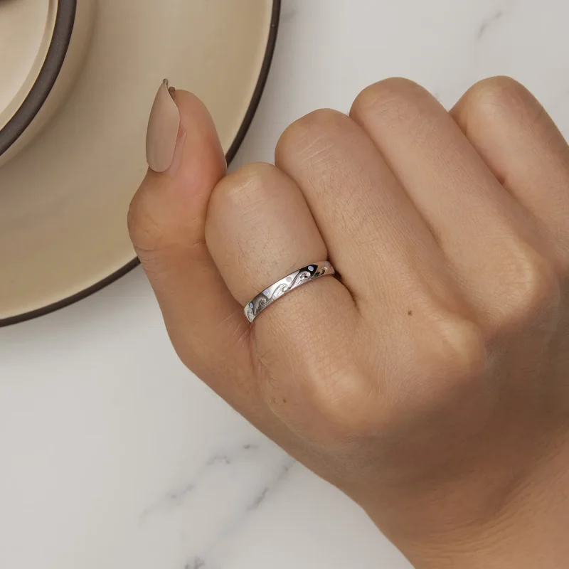 (bilde for) Pandora Style Waves Ring - BSR443 - Vis 6