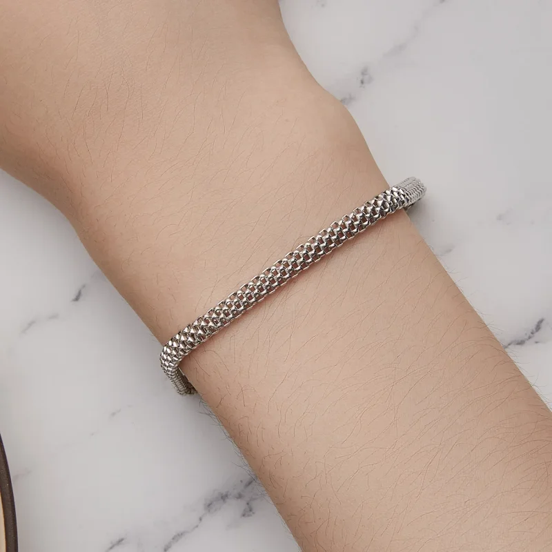 (bilde for) Pandora Style Weave Chain Armbånd - BSB124 - Vis 5