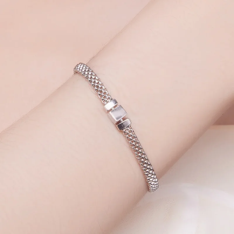 (bilde for) Pandora Style Weave Chain Armbånd - BSB124 - Vis 7