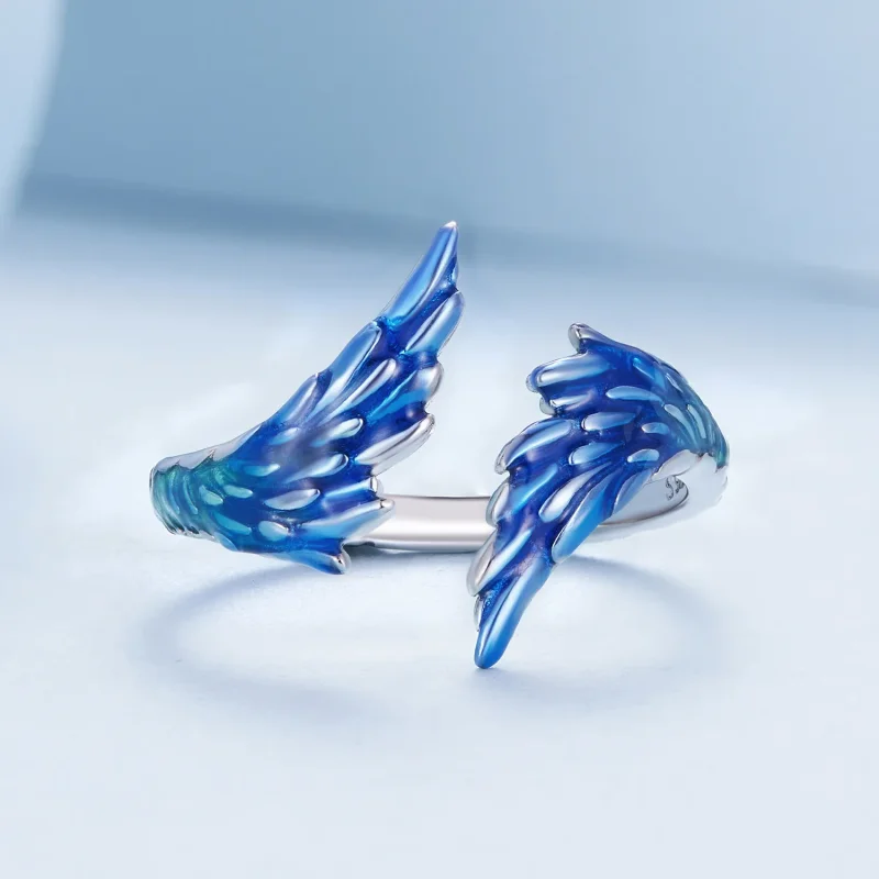 (bilde for) Pandora Style Wing Open Ring - BSR442 - Vis 3