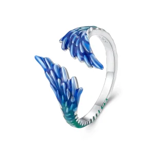(bilde for) Pandora Style Wing Open Ring - BSR442