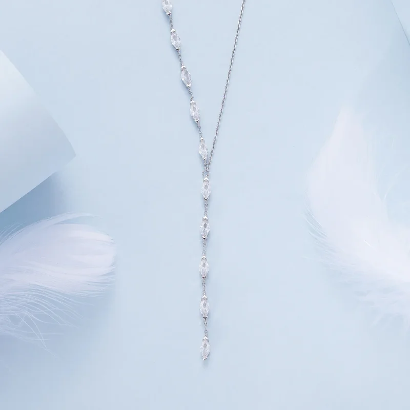 (bilde for) Pandora Style Y Shape Chain Halskjede - BSN330 - Vis 3