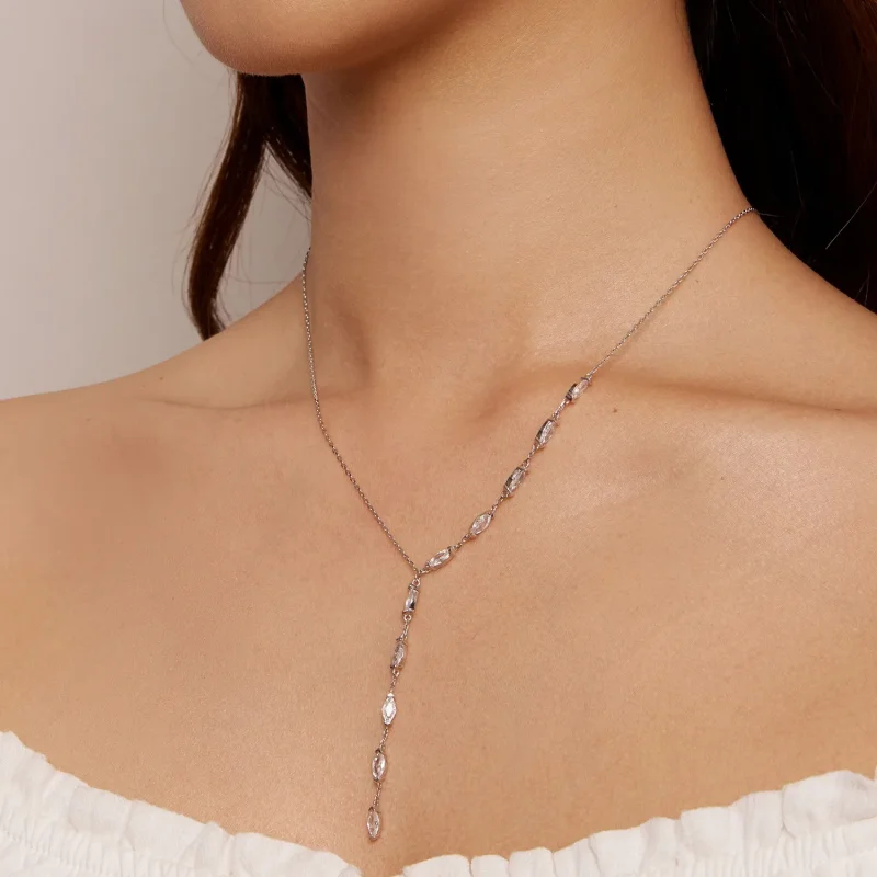 (bilde for) Pandora Style Y Shape Chain Halskjede - BSN330 - Vis 6