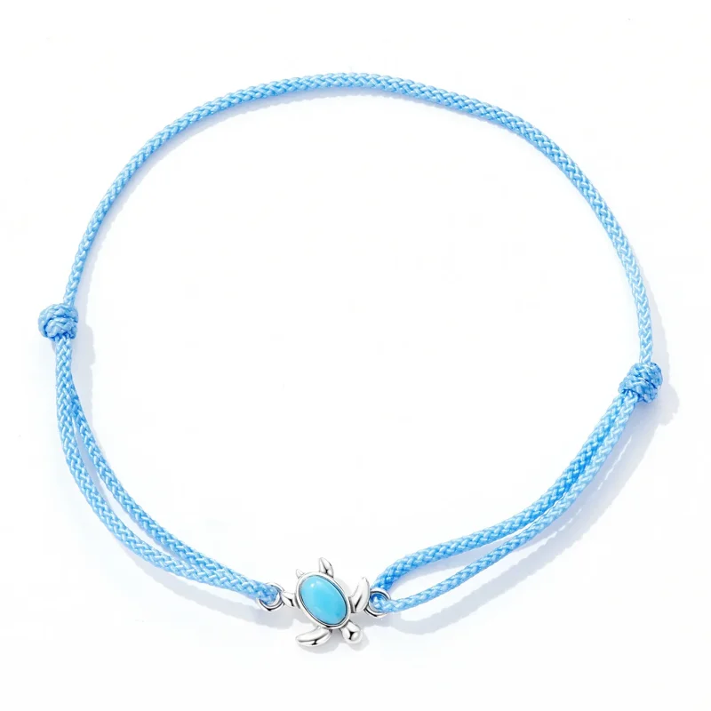 (bilde for) Pandora Style Blue Turtle Armbånd - SCB231 - Vis 2