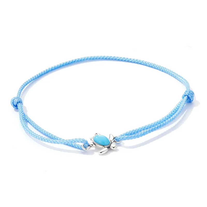 (bilde for) Pandora Style Blue Turtle Armbånd - SCB231 - Vis 3