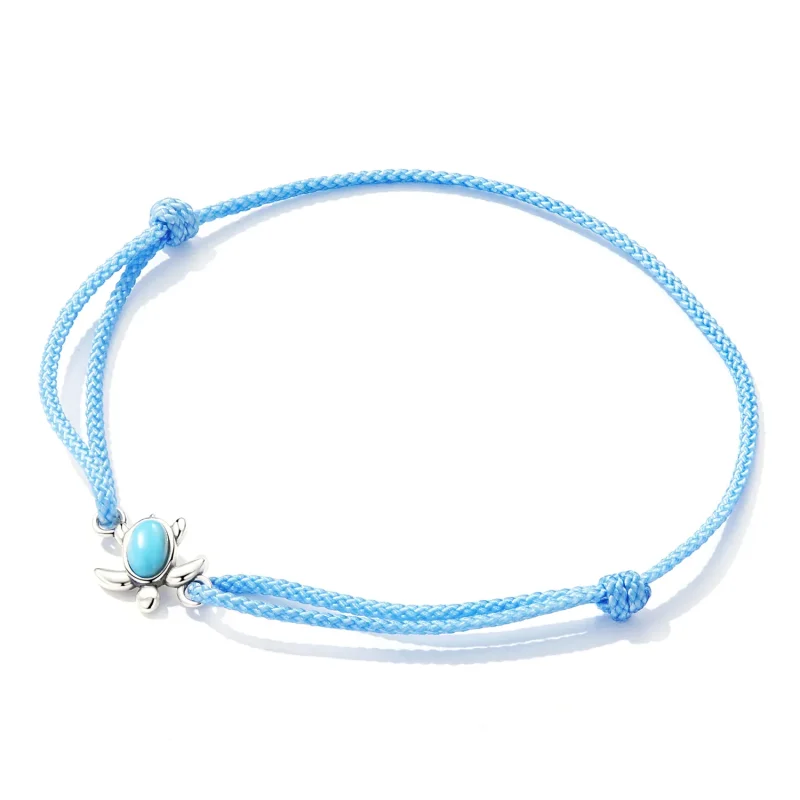 (bilde for) Pandora Style Blue Turtle Armbånd - SCB231 - Vis 4