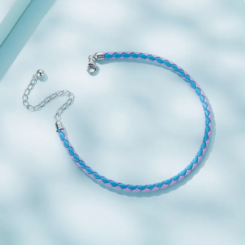 (bilde for) Pandora Style Enkelt Leather Armbånd - SCB243-CF - Vis 3