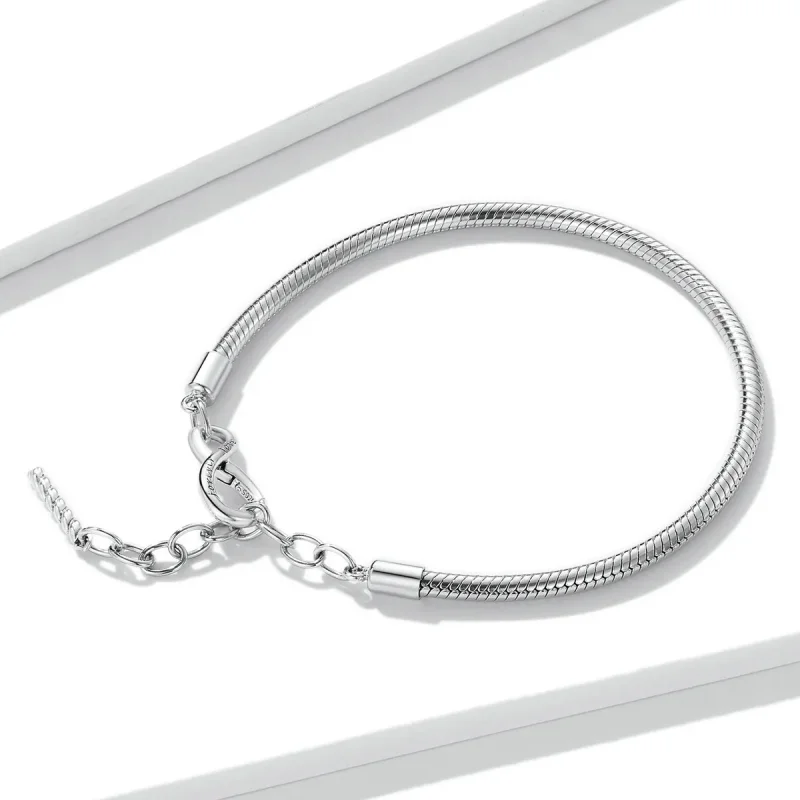 (bilde for) Pandora Style Enkelt og uendelig armbånd - BSB085 - Vis 3