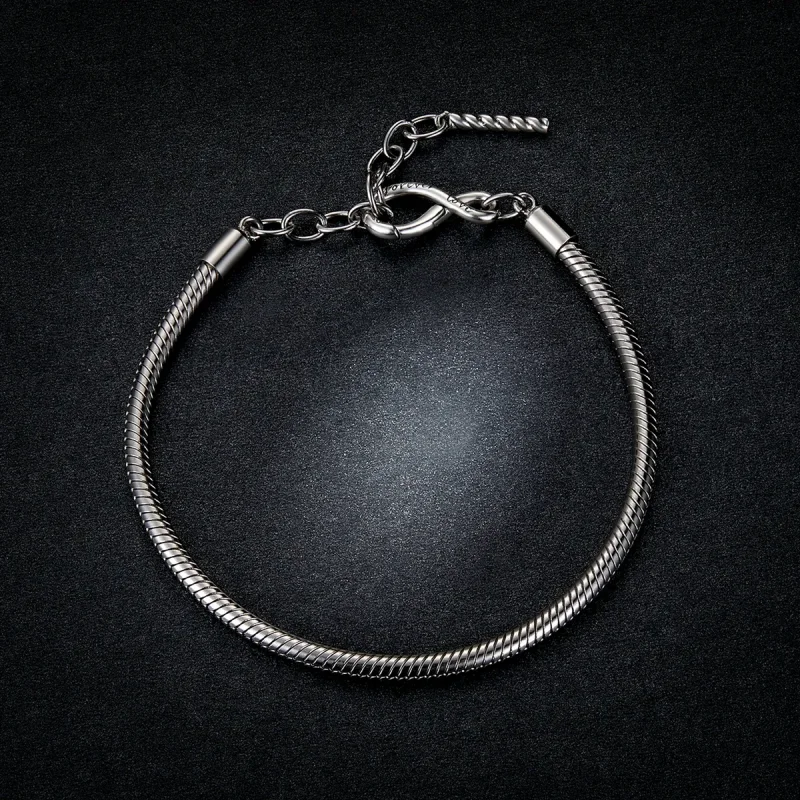 (bilde for) Pandora Style Enkelt og uendelig armbånd - BSB085 - Vis 5