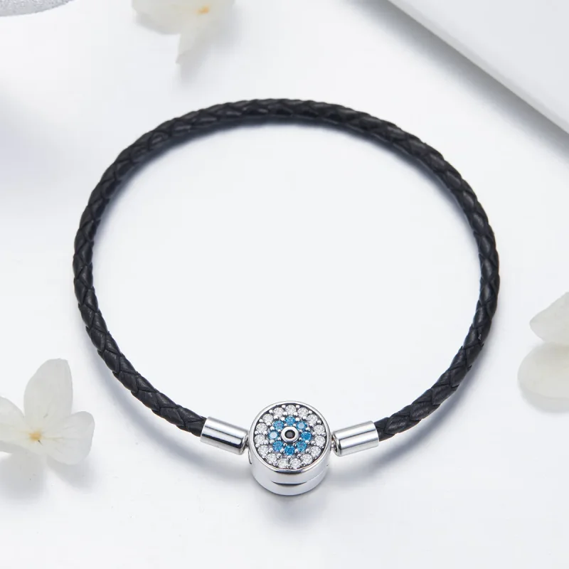 (bilde for) Pandora Style Leather Magical Mysteries Armbånd - SCB113 - Vis 2