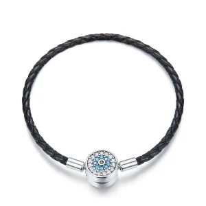 (bilde for) Pandora Style Leather Magical Mysteries Armbånd - SCB113