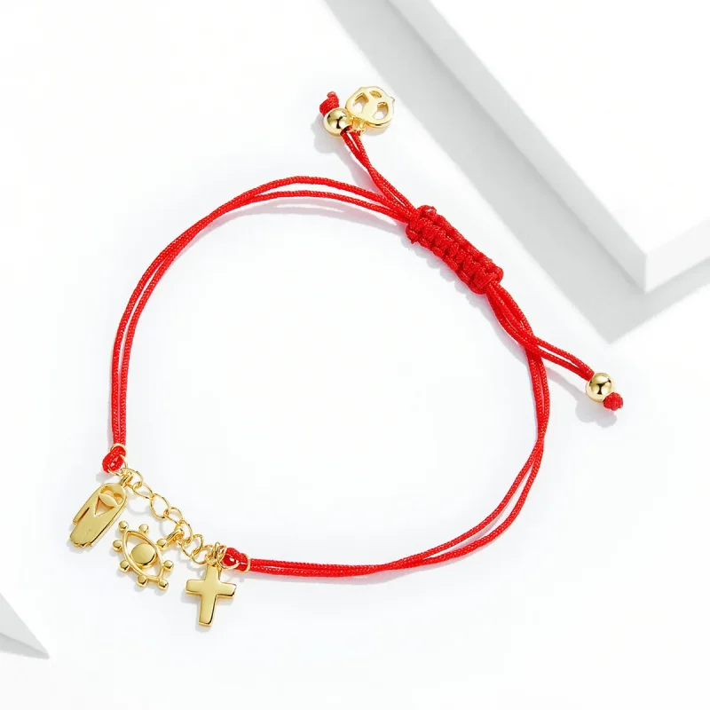 (bilde for) Pandora Style Lucky Symbol Armbånd - SCB226 - Vis 3