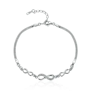 (bilde for) Pandora Style Silver Endless Elegance Slider Armbånd - SCB037