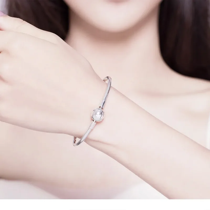(bilde for) Pandora Style Silver Galaxy Bangle - SCB144 - Vis 2