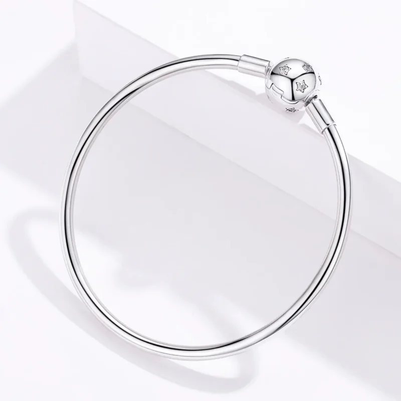 (bilde for) Pandora Style Silver Galaxy Bangle - SCB144 - Vis 4