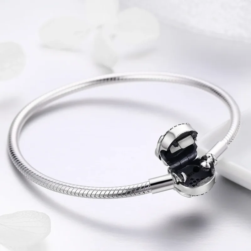 (bilde for) Pandora Style Silver Graduation Cute Owl Chain Armbånd - SCB067 - Vis 6